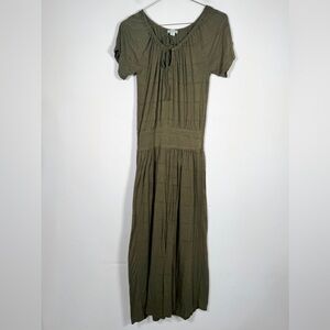 Sundance Catalog Women’s Size Extra Small XS Felicity Jumpsuit Olive Green